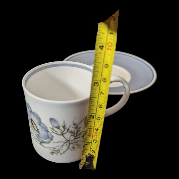 Vintage Susie Cooper Design Bone China GLEN MIST Demitasse Cup & Saucer  C1035 - Picture 7 of 9